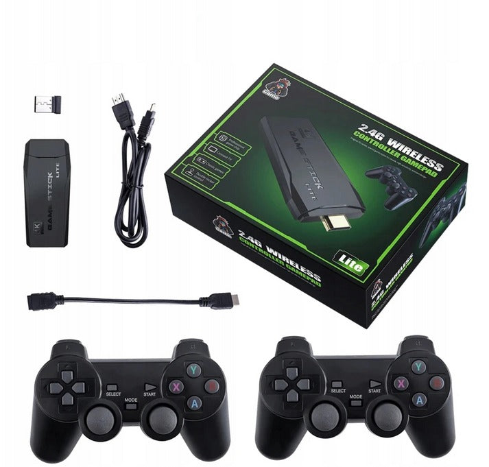 Game Stick - Herní konzole + 2 herní ovladače