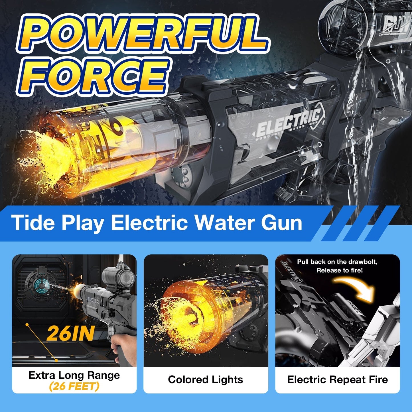 Elektrická vodní pistole Woyuosn Battle Blaster