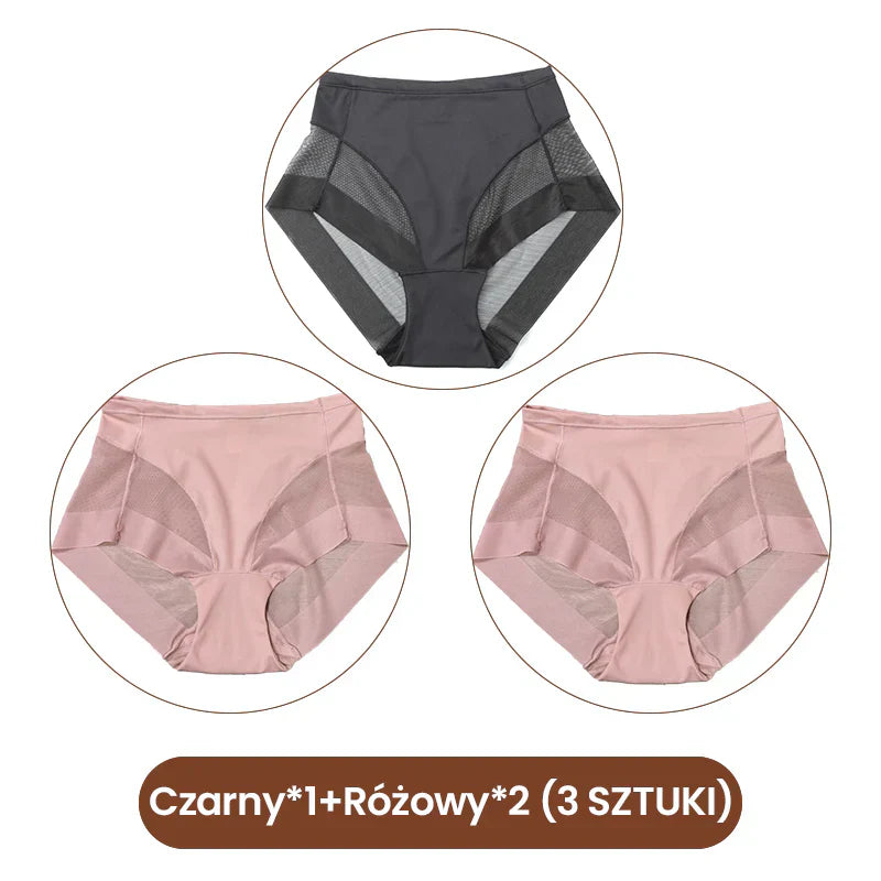 🔥Kupte 2 a získejte 1 zdarma🔥Dámská bezešvá sada kalhotek s vysokým pasem