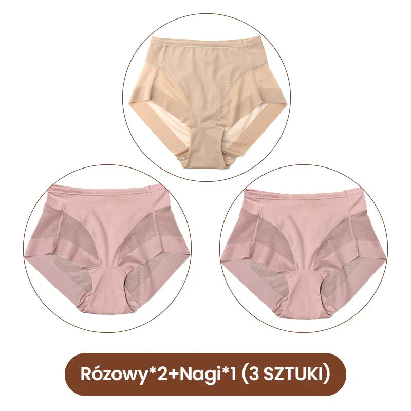 🔥Kupte 2 a získejte 1 zdarma🔥Dámská bezešvá sada kalhotek s vysokým pasem