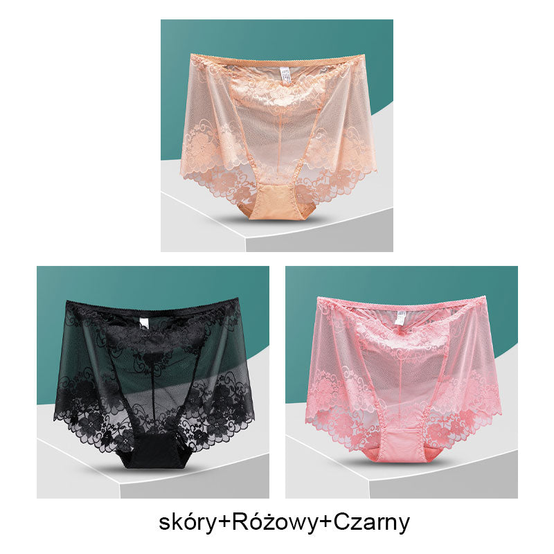 💝 Ručně vyráběné dámské kalhotky z hedvábné krajky