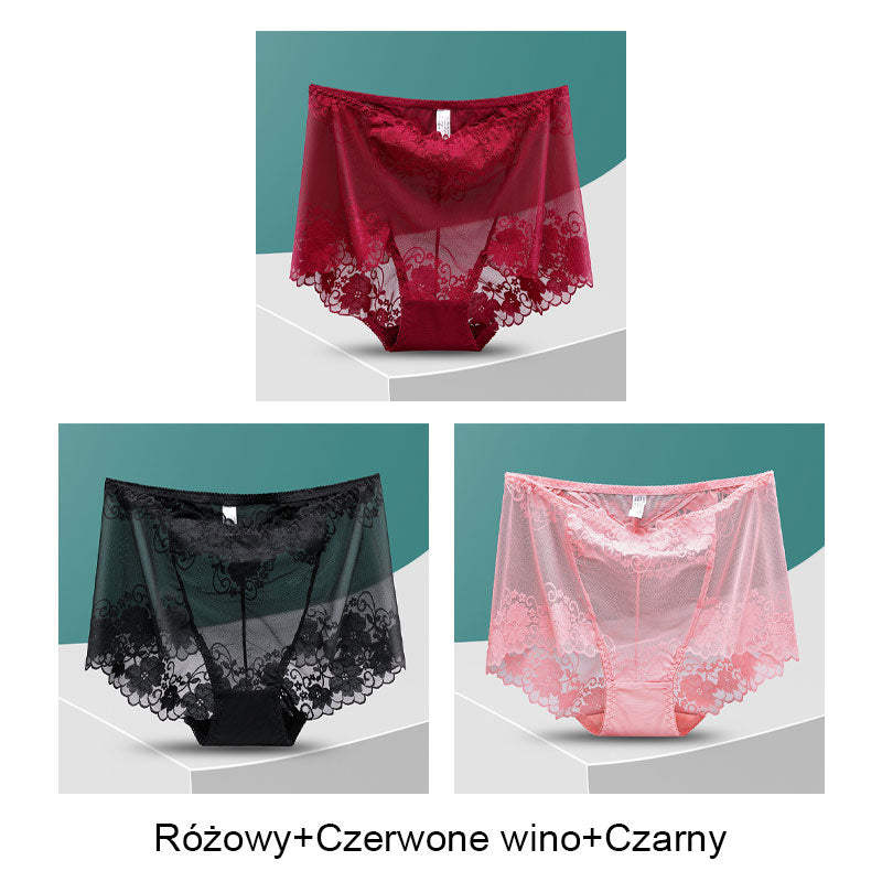 💝 Ručně vyráběné dámské kalhotky z hedvábné krajky