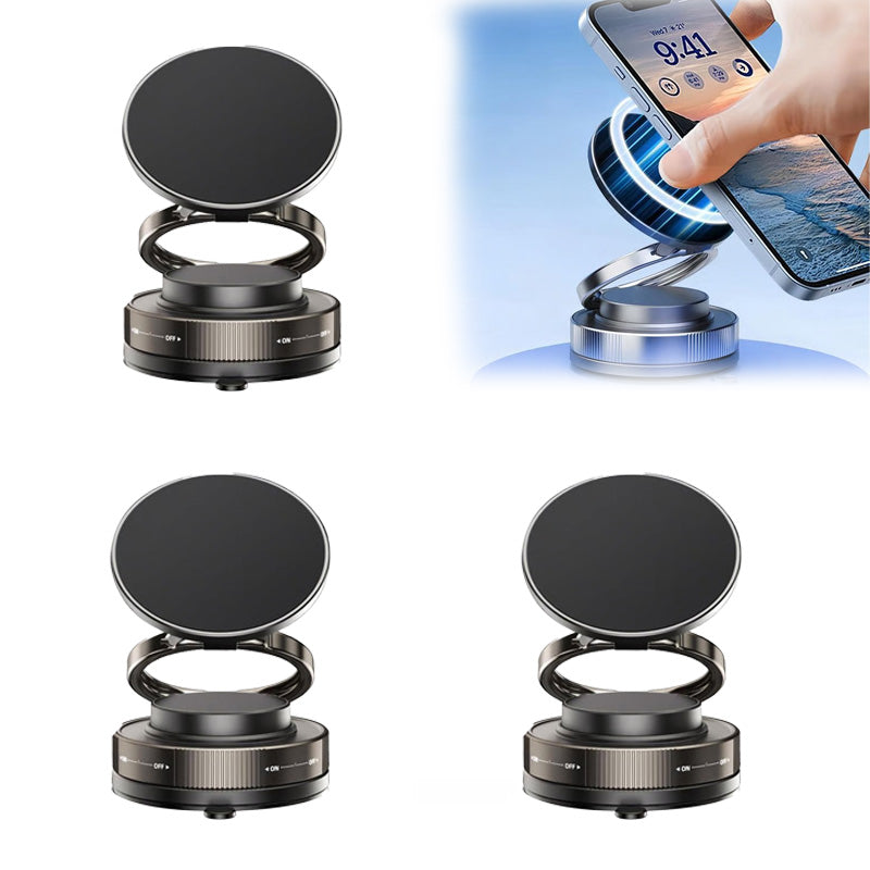🔥Nakupte více, ušetřete více🔄360° nastavitelný magnetický vakuový držák na telefon📱🚗