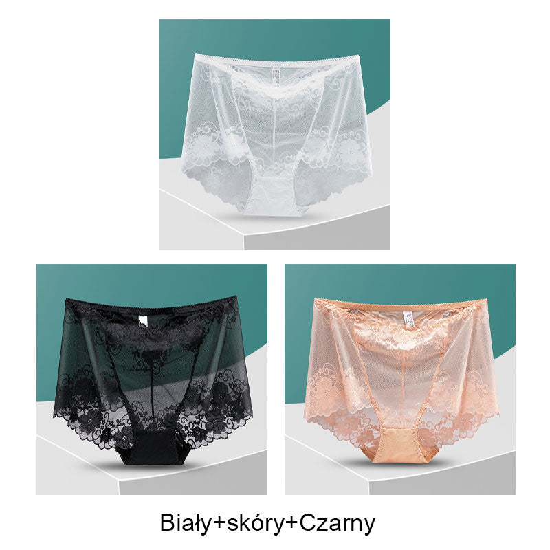 💝 Ručně vyráběné dámské kalhotky z hedvábné krajky