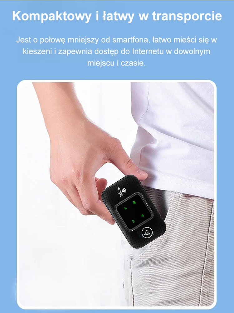 【Po wyjęciu z pudełka】 Nieograniczone szybkie przenośne Wi-Fi 5G