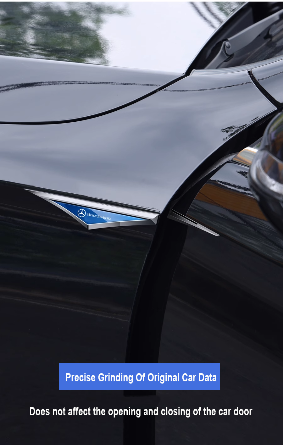 Kreativní galvanicky pokovené kovové samolepky na auto ✨2 kusy✨