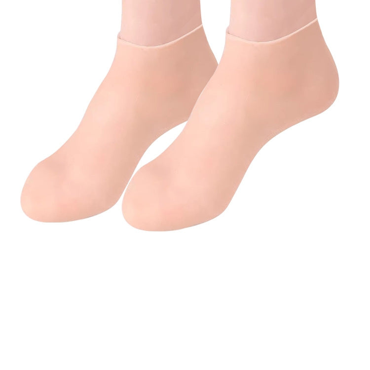 Hydratační silikonové exfoliační ponožky pro péči o nohy