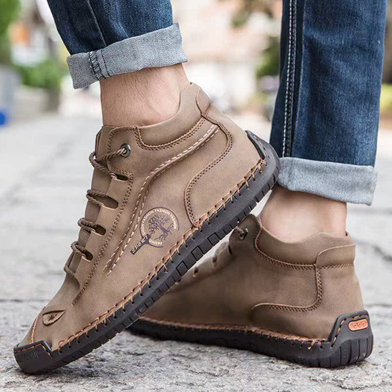 【Ruční výroba】 Outdoorové boty vyrobené z pravé kůže🔥
