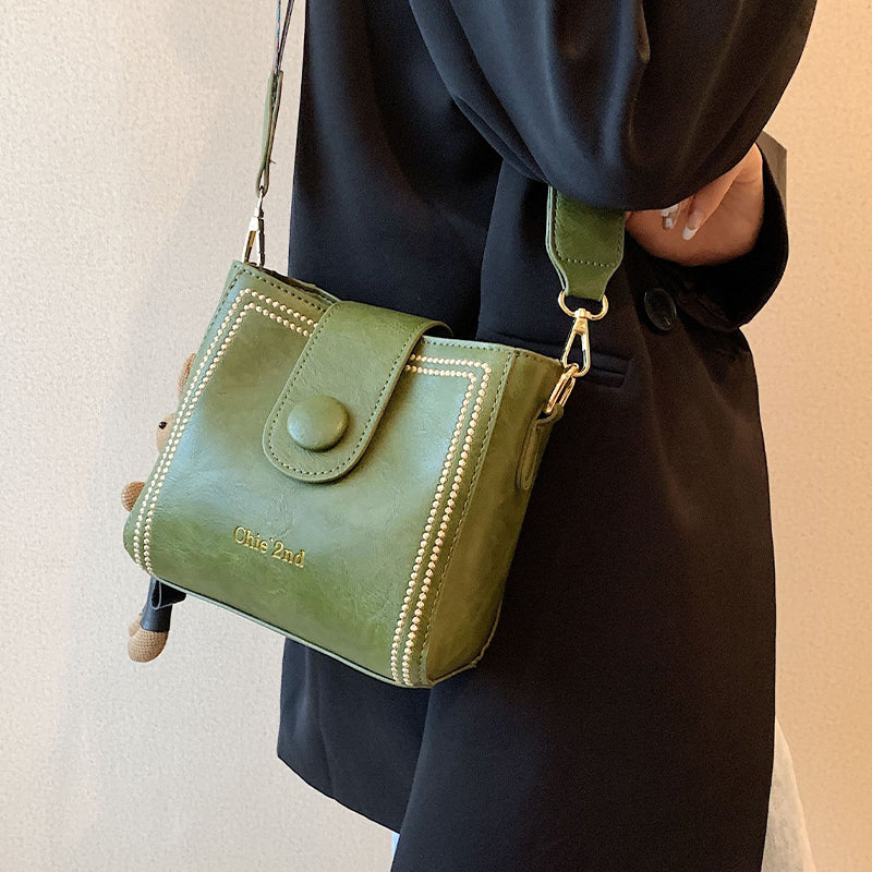 👜Taška ve vintage stylu s nastavitelným širším ramenním popruhem