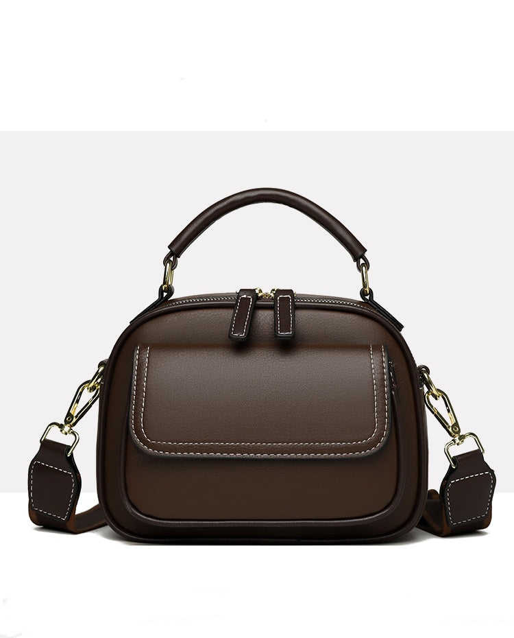 【🎊Nové produkty 30% sleva】👜Elegantní dvouvrstvá crossbody kabelka se širokým popruhem