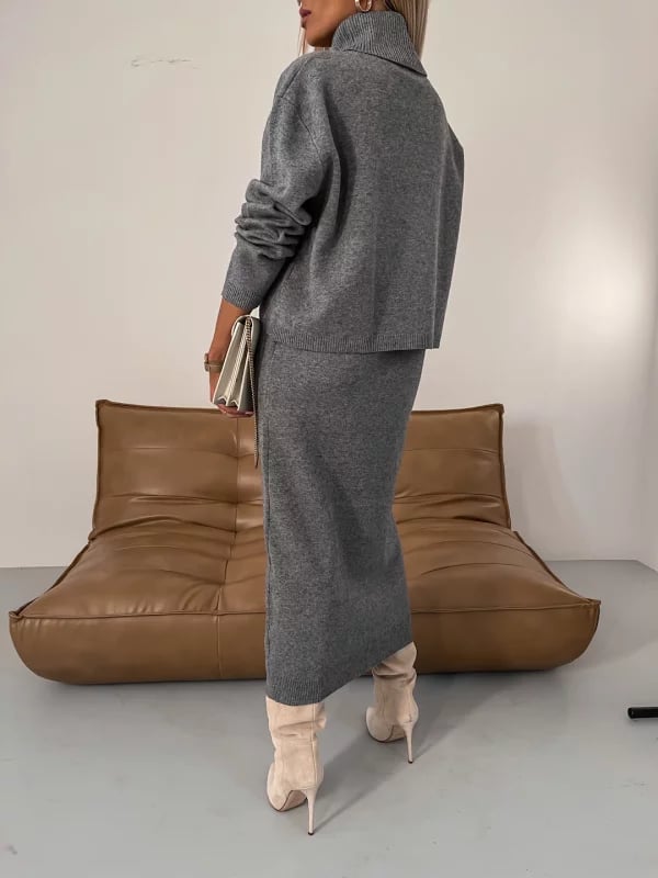 ✨Elegantní a sebevědomé - 💃Včetně pletených šatů