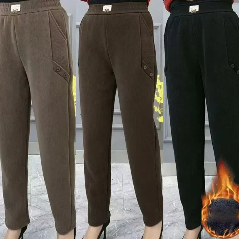 Dámské zateplené kalhoty pro volný čas