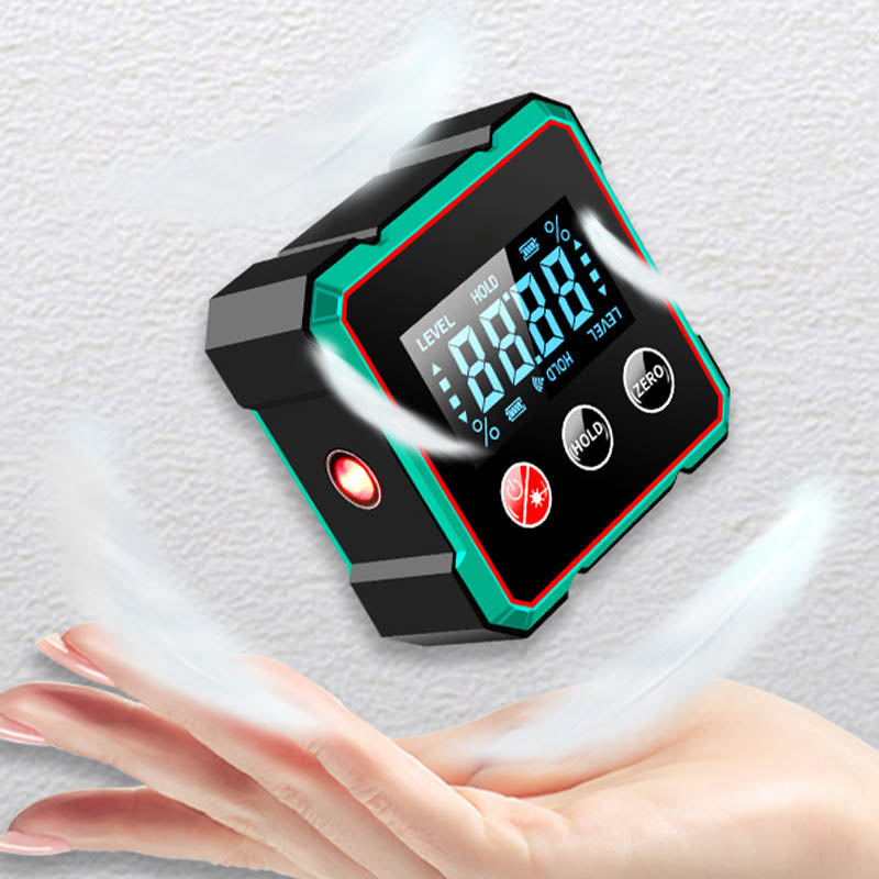 Magnetický digitální úhloměr s elektronickým laserem