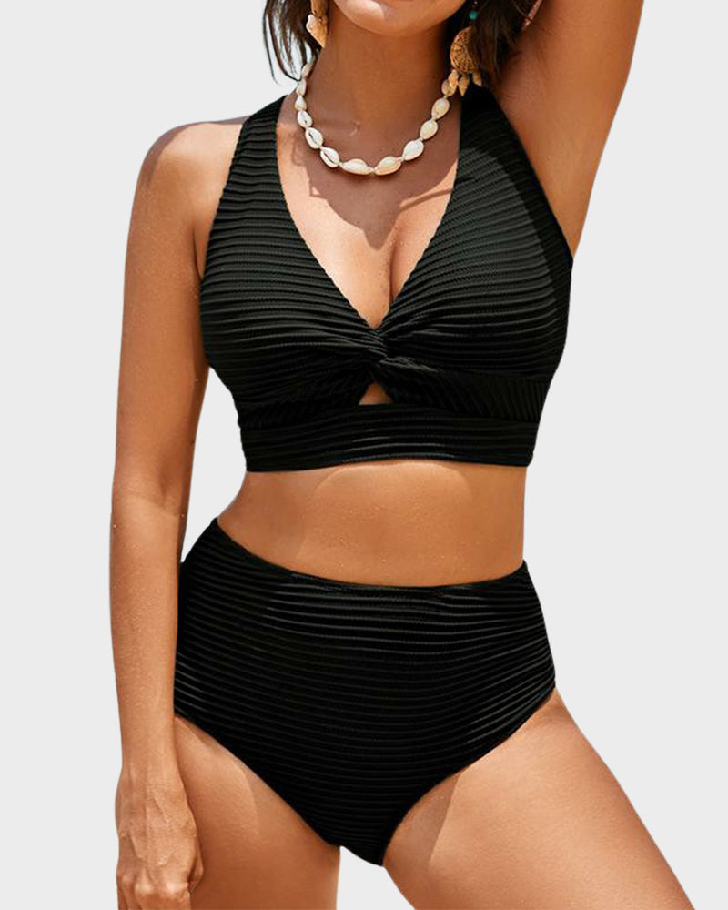 👙Komplet bikini z wysokim stanem