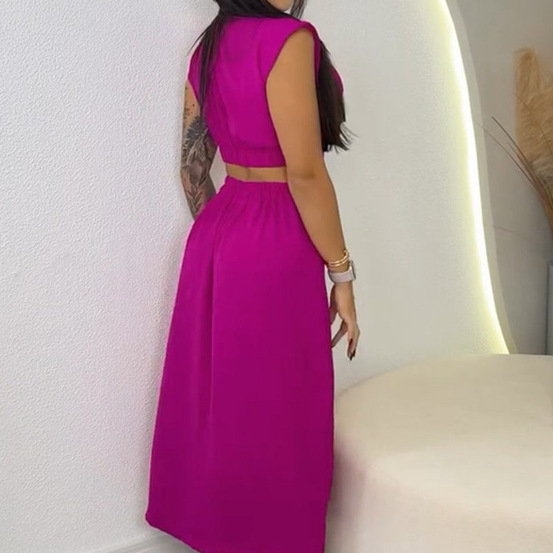 【S-2XL】👗Dámské elegantní šaty s rozparkem