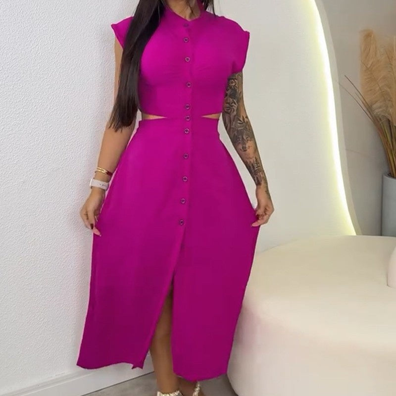 【S-2XL】👗Dámské elegantní šaty s rozparkem
