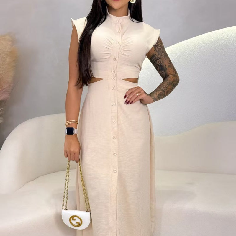 【S-2XL】👗Dámské elegantní šaty s rozparkem