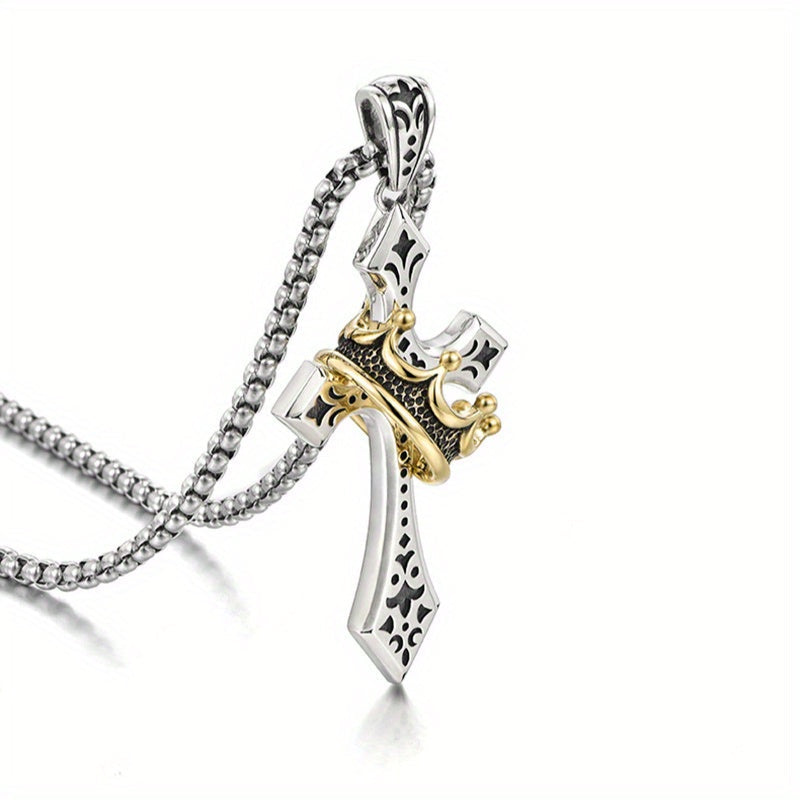 Wisiorek z Krzyżem Królestwa i Koroną