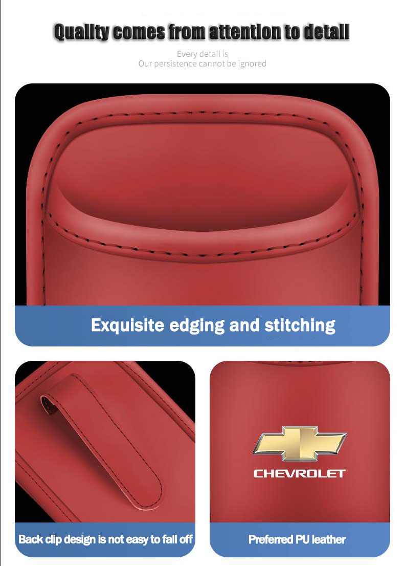 Leather Car Cup Holder Organizer