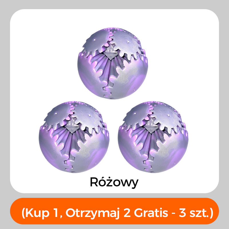 Kupte 1 a získejte 2 zdarma 🎁 Steampunkový točivý zázrak - fidget (převodová koule)