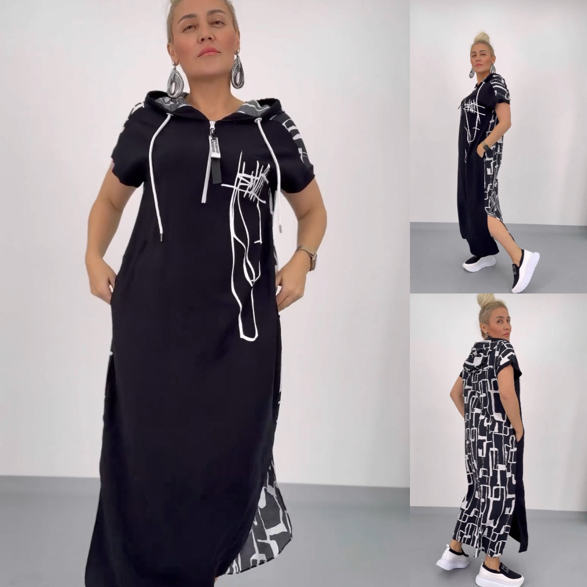 Dlouhé stylové šaty