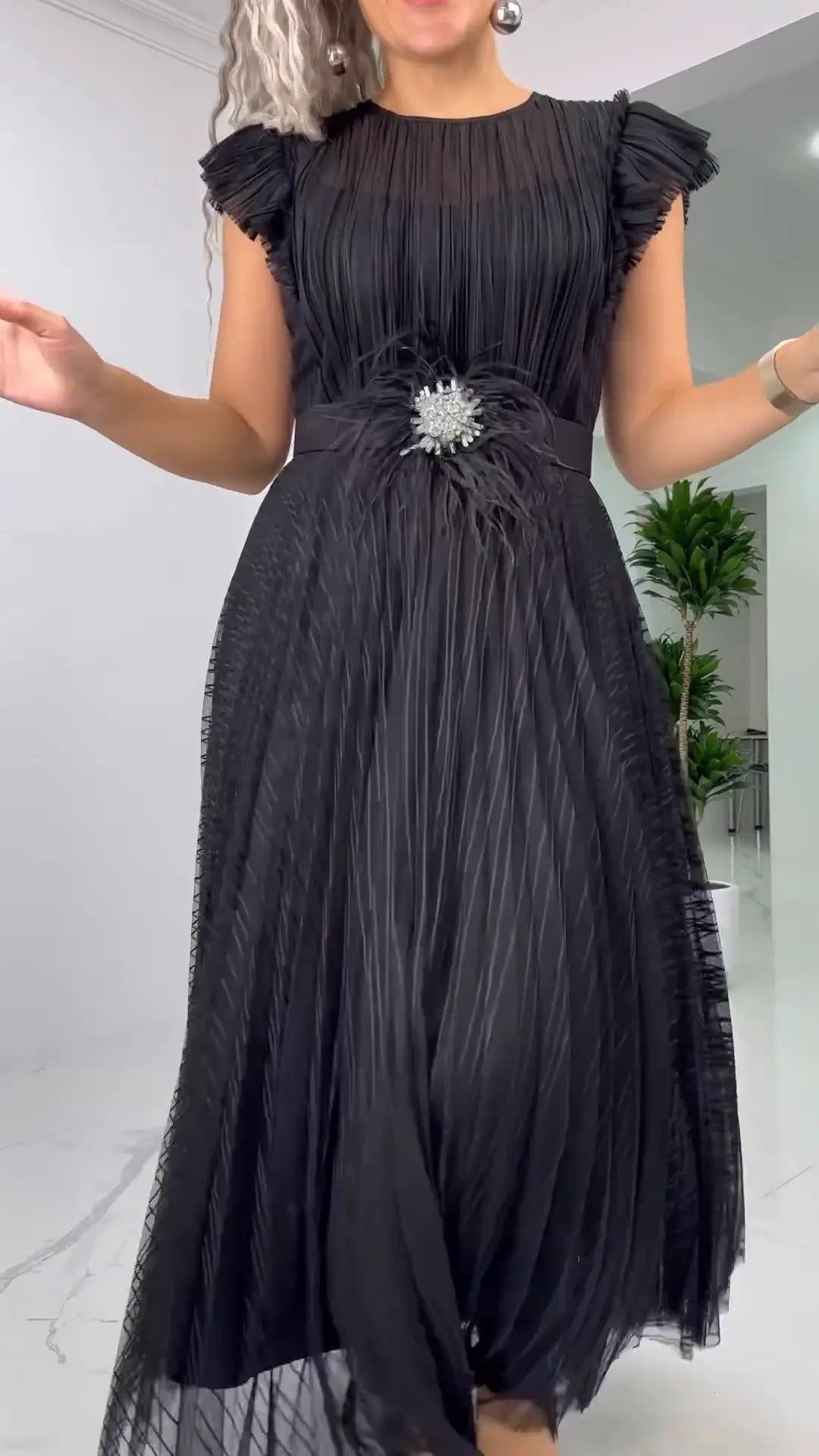 [S-5XL]🥰✨ 2025 šifonové šaty Slim Fit