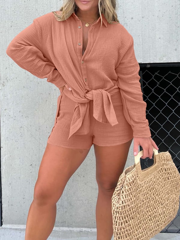 💥Horký prodej -49% VYPNUTO✨Barcelona Breeze Romper Dress Set