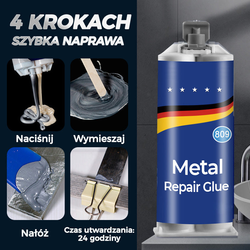 🔥 👨‍🔧Klej do Naprawy Metalu - Szybka i Trwała Naprawa bez Spawania!💪