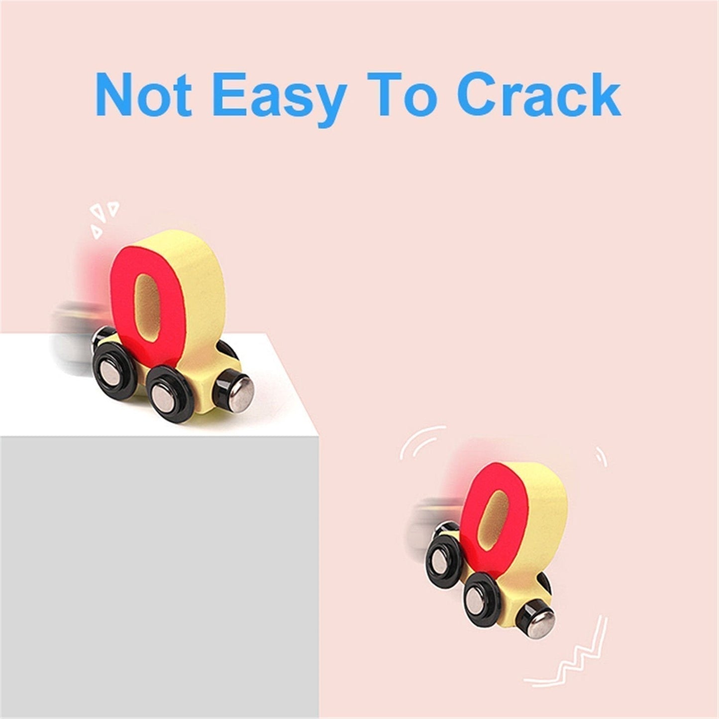 🚂🔠 50% ZNIŻKI 🔥 GORĄCA WYPRZEDAŻ - Drewniany samochodzik z magnetycznym pociągiem i literami 👶🧠