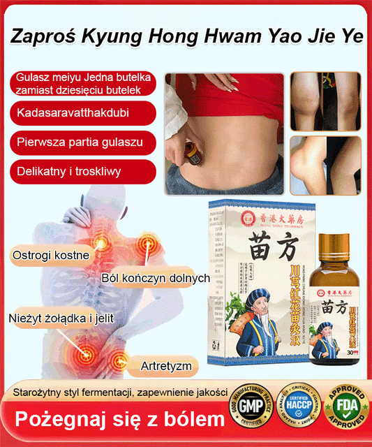 Płyn do akupunktury z korzenia chuanxiong i kwiatu czerwonego krokosza