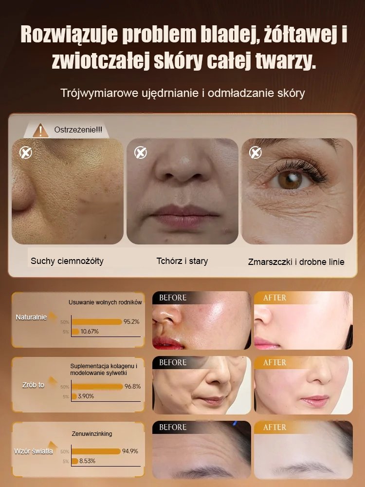 Rewitalizująca woda przeciwzmarszczkowa z grzybem Reishi.