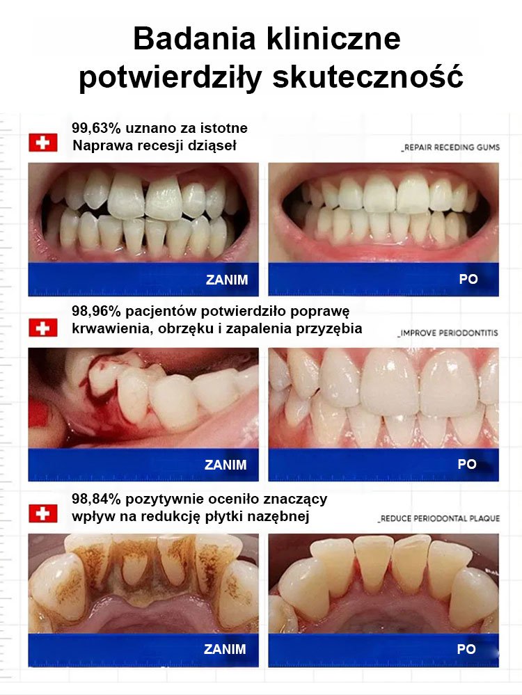 Tabletki musujące do regeneracji zębów