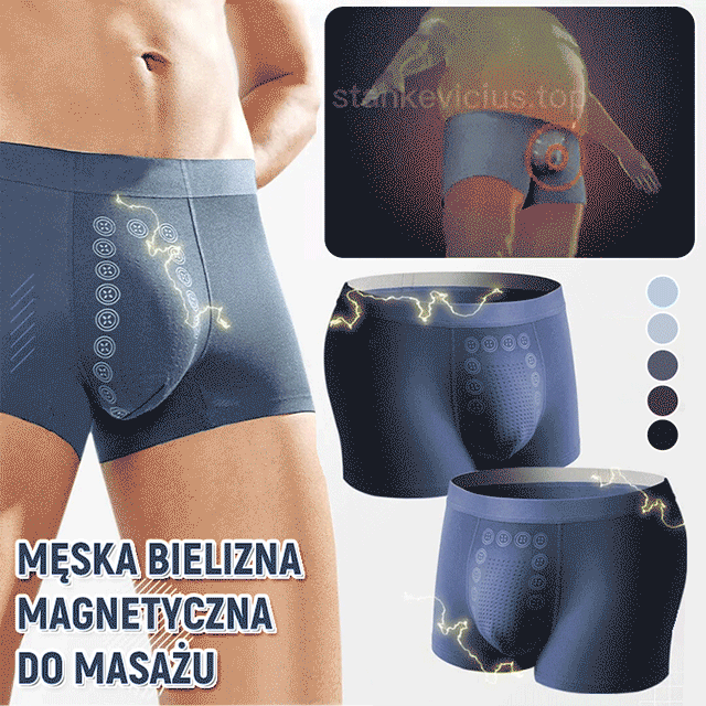 Majtki do masażu magnetycznego męskiego