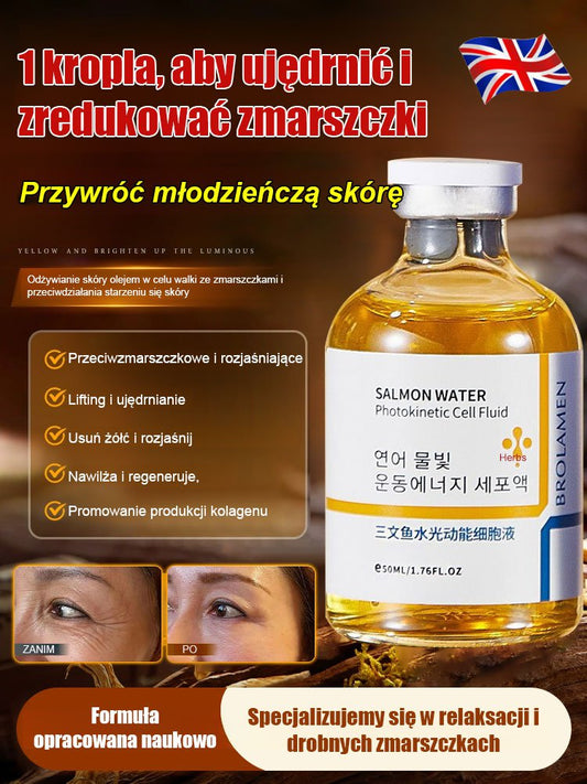 Lekka Serum Przeciwzmarszczkowe Z Wodą z Łososia