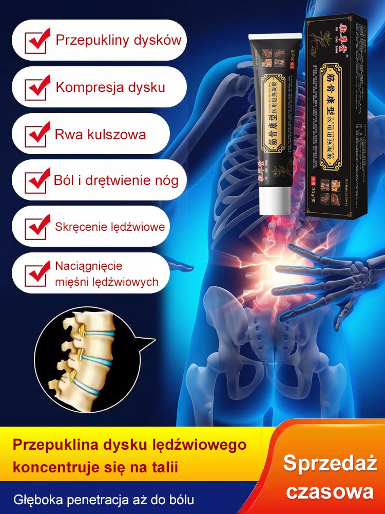 Żel przeciwbólowy Tendon Health Small Black Tube Strength Pain Relief Gel