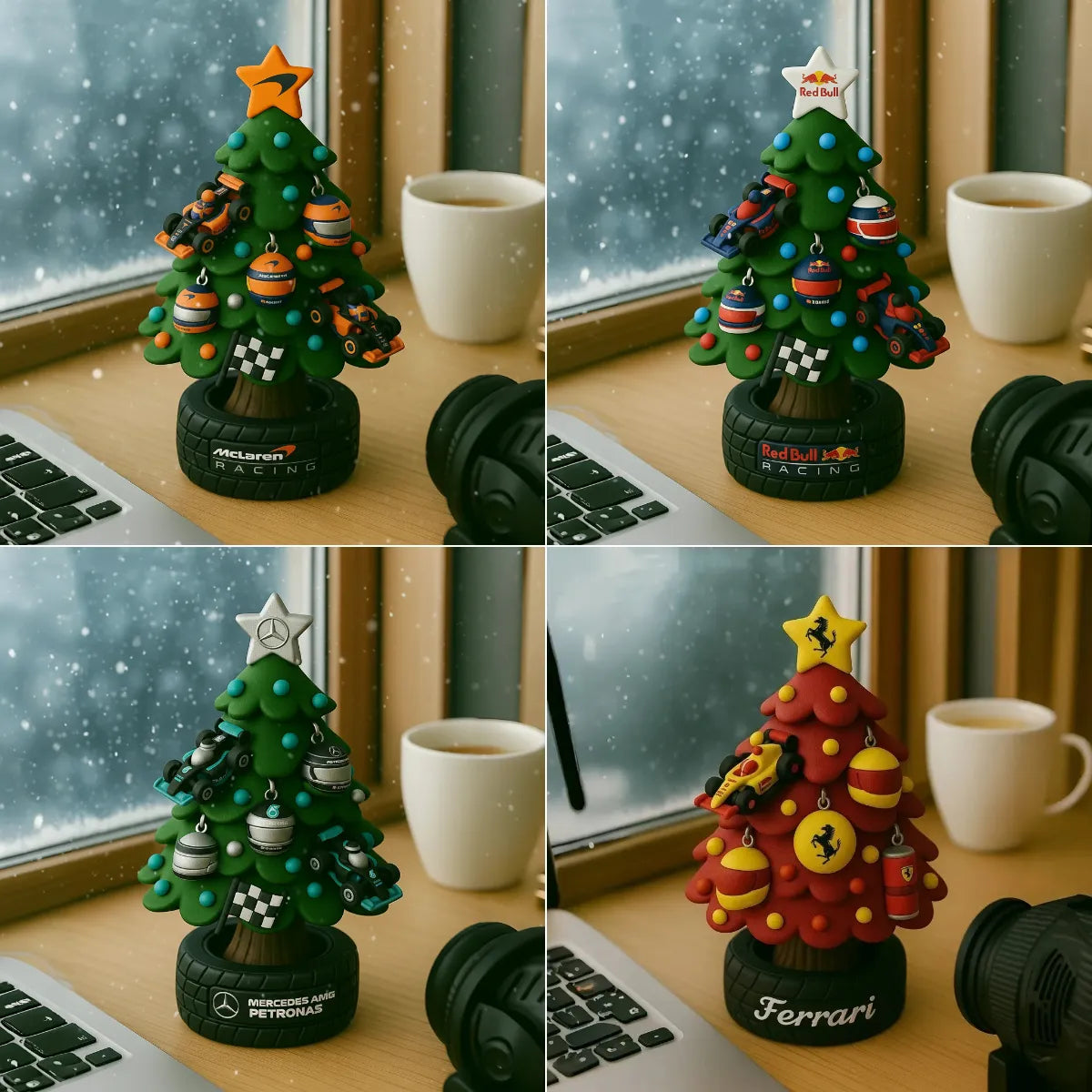 🎄🏎️ Miniaturowa choinka w stylu zespołu F1