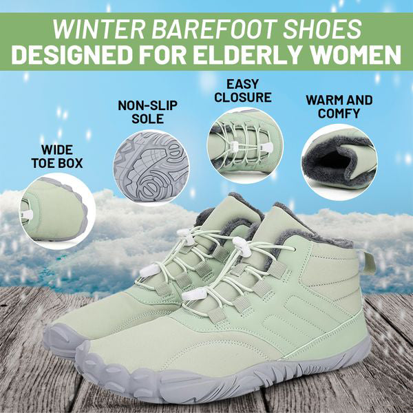 PROTISKLUZOVÉ A VODEODOLNÉ ZIMNÍ BEZOPATKOVÉ BOTY (UNISEX)👟