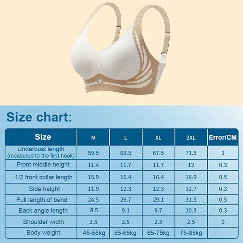💕Podprsenka push-up s kosticemi, zvedající a zabraňující odkapávání
