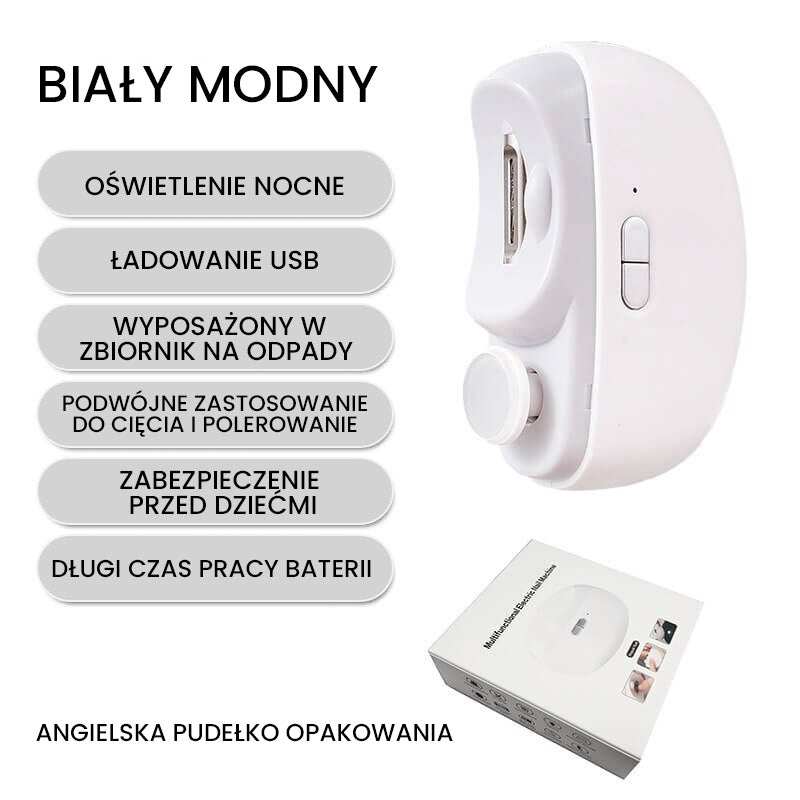 🔥2 v 1 motorizované leštěné automatické kleštičky na nehty🎁