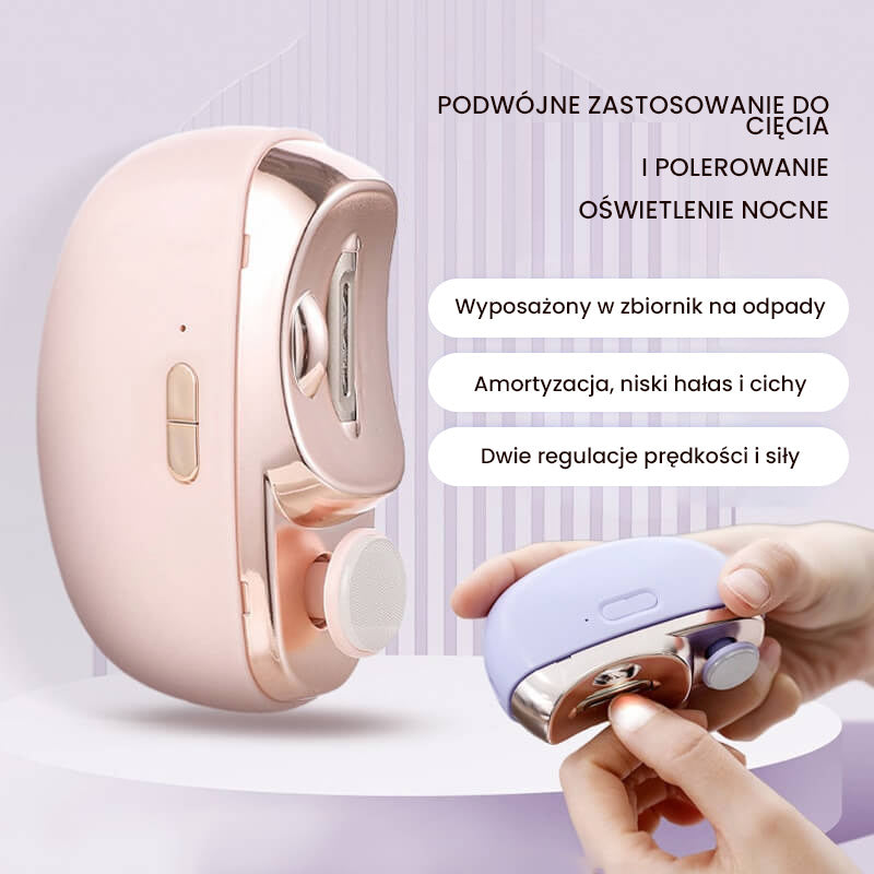 🔥2 v 1 motorizované leštěné automatické kleštičky na nehty🎁