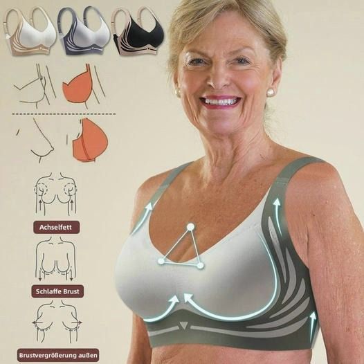 💕Podprsenka push-up s kosticemi, zvedající a zabraňující odkapávání