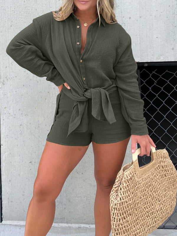 💥Horký prodej -49% VYPNUTO✨Barcelona Breeze Romper Dress Set