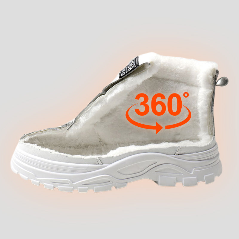 🍂Nowe modele na jesień i zimę - 50% zniżki❄️Wodoodporne, ciepłe botki ze sznurowadłami