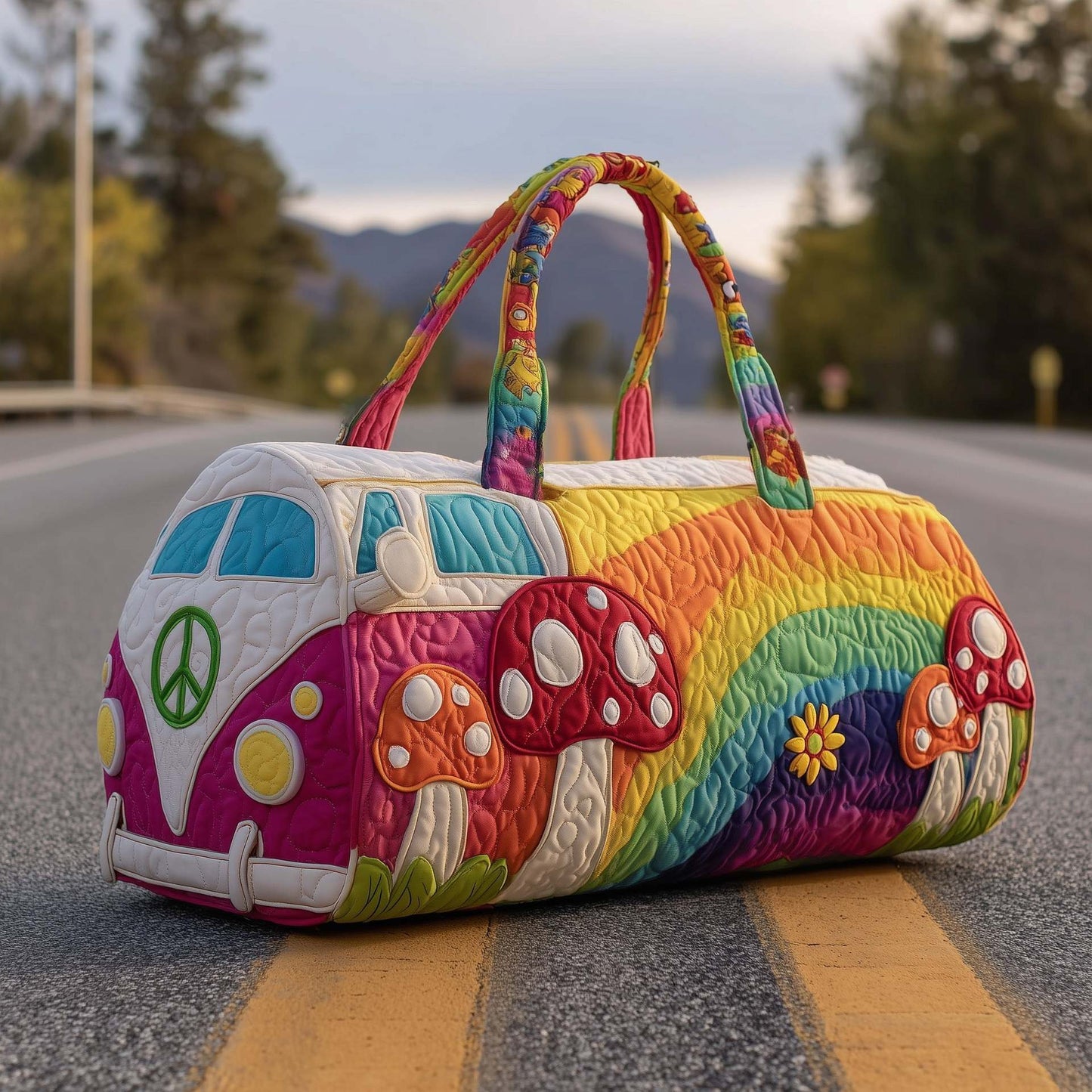 Torba podróżna Hippie Van Quilted