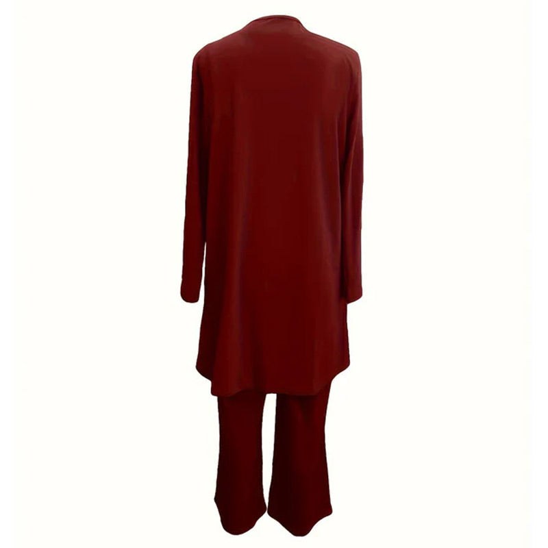 🧥Elegancki damski komplet 3-częściowy o luźnym kroju🍂