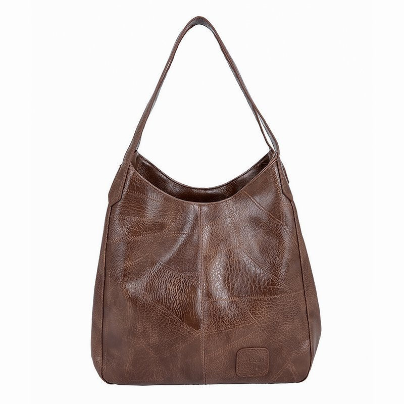 【🎊2024 Nové výrobky】👜Dámské Vintage měkké kožené tašky přes rameno velké kapacity