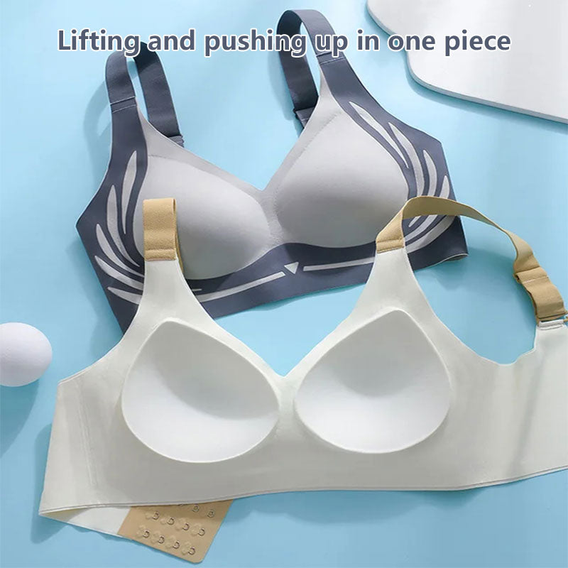 💕Podprsenka push-up s kosticemi, zvedající a zabraňující odkapávání