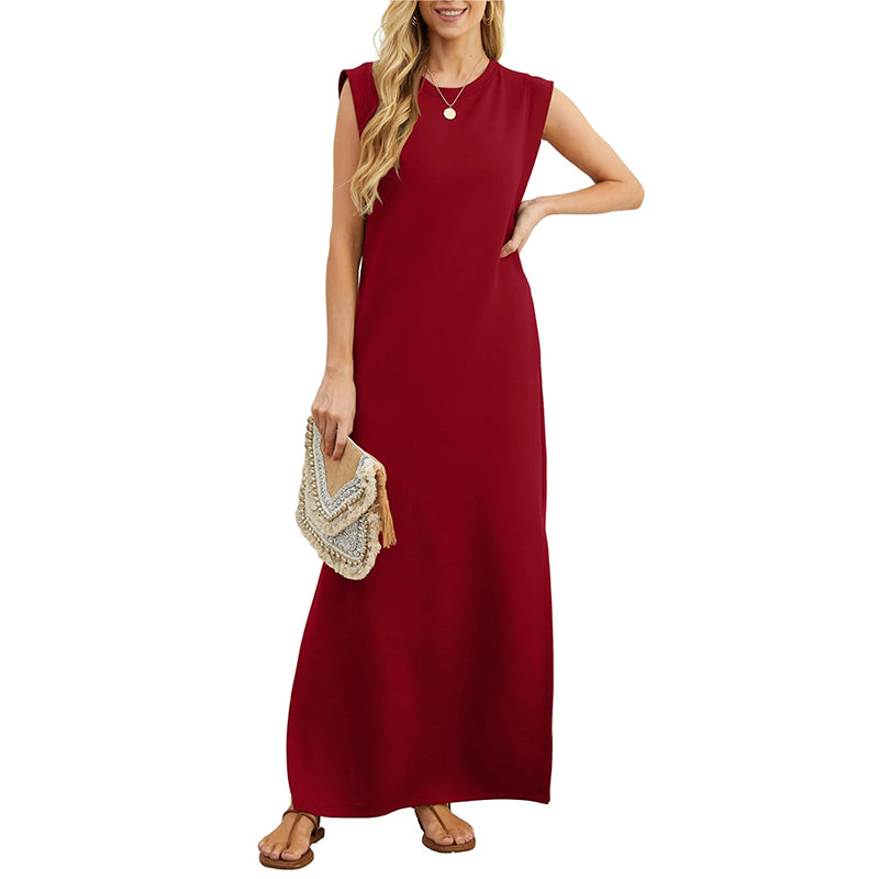 👗Dámské ležérní šaty bez vrásek, se spodním dílem✨