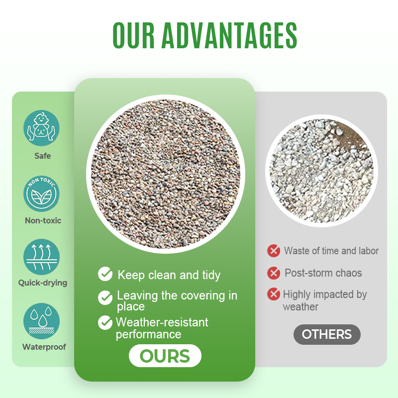 Szybkoschnący, lepki klej do krajobrazów