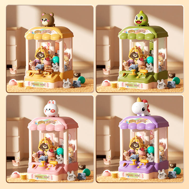 🎮 Urocza maszyna dla dzieci w kształcie zwierzątek z lalkami i kapsułkami | Zabawa dla całej rodziny! 🐻✨